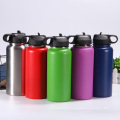 Fashionable 64oz Single color Flasks Stainless Steel Double wall Travel Water Bottle Insulated Vacuum  Sport Bottles